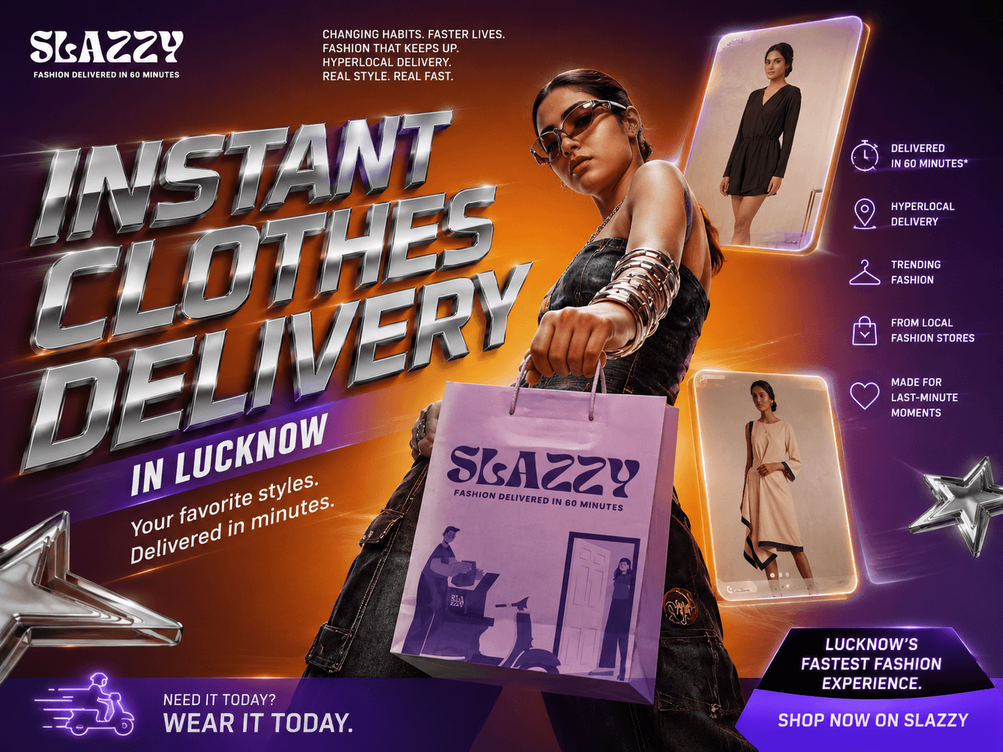 Instant Clothes Delivery Lucknow | Fast Fashion Access