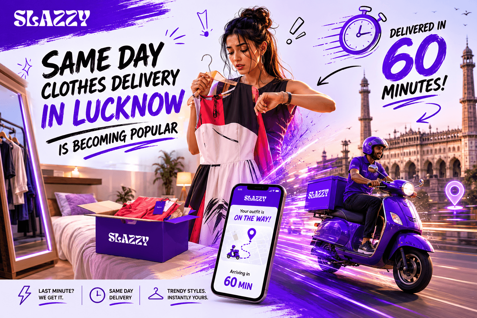 Same Day Clothes Delivery Lucknow | Instant Fashion Online