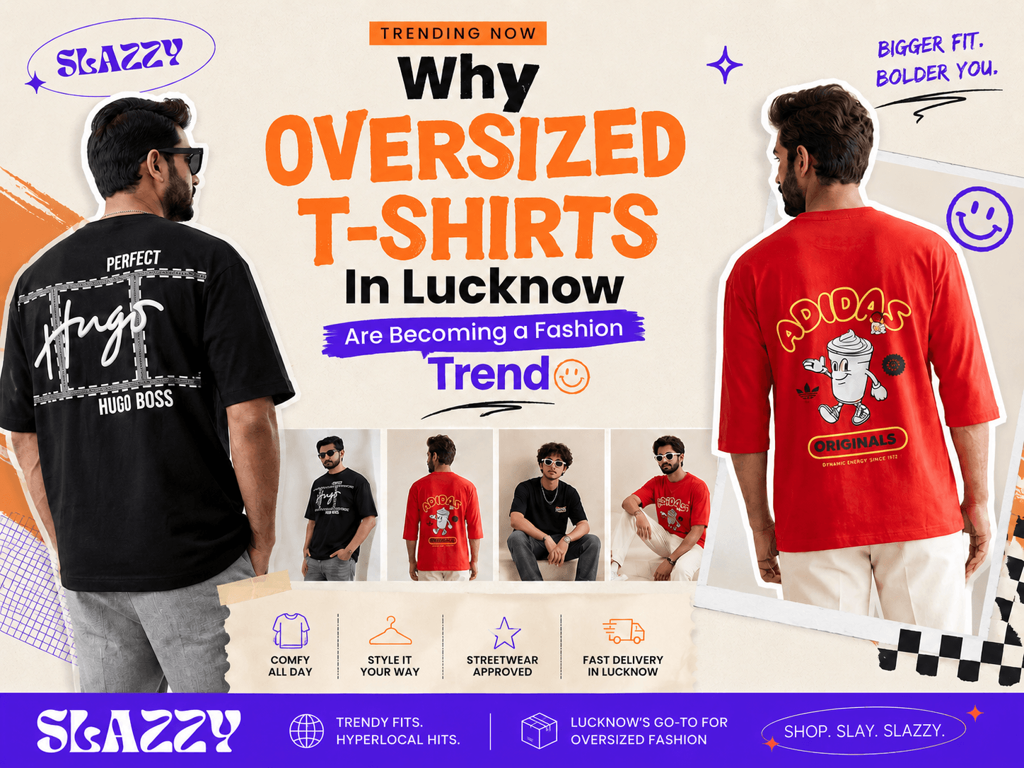 Oversized T Shirts Lucknow | Modern Streetwear Fashion